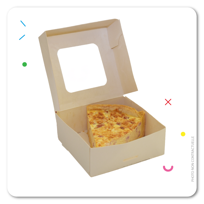 Menu TRIO - Quiche lorraine
